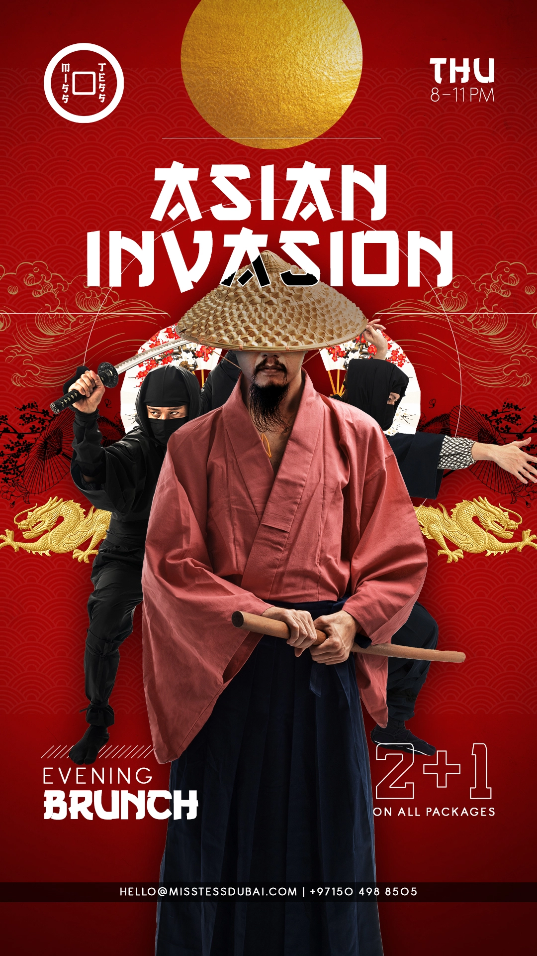 flyer asian invasion miss tess dubai