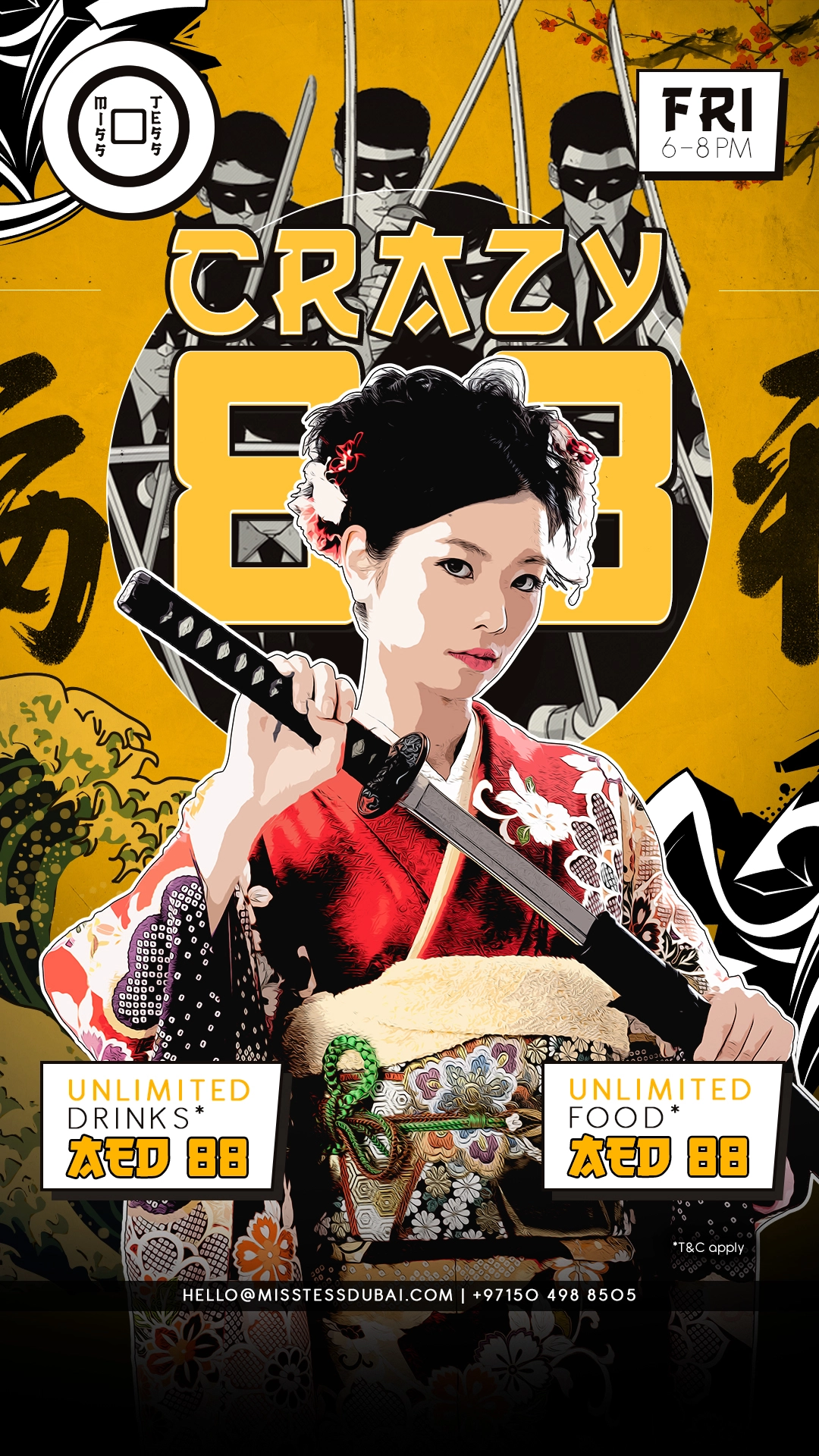 flyer crazy miss tess dubai